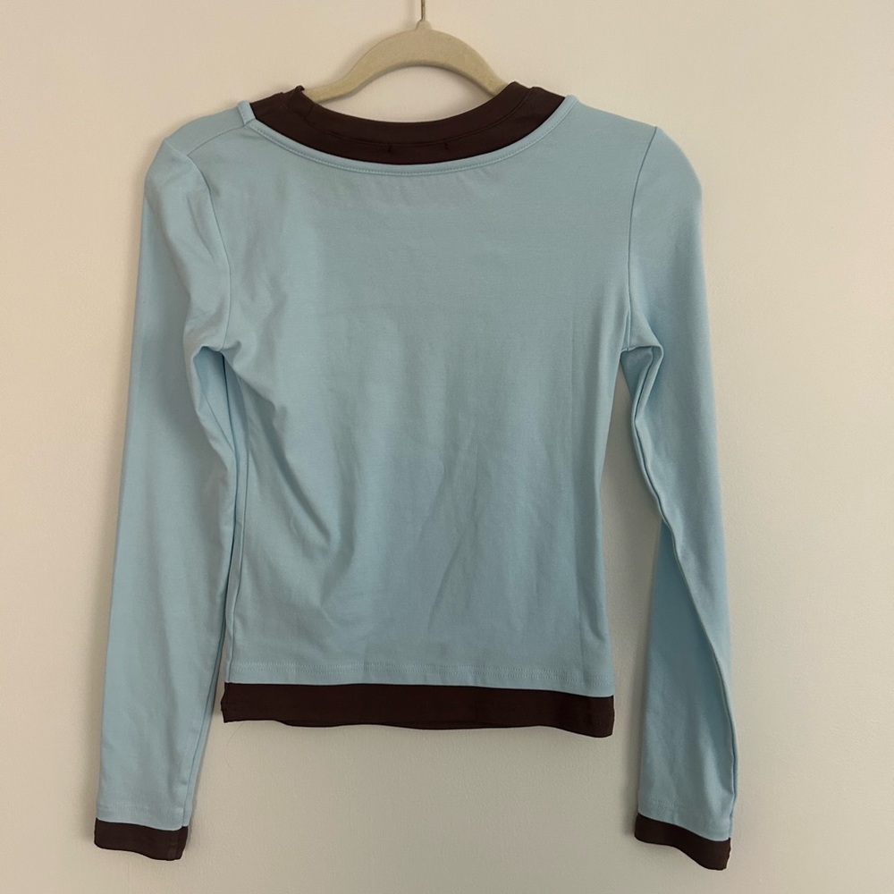 Double layer long sleeve NWT - image 5